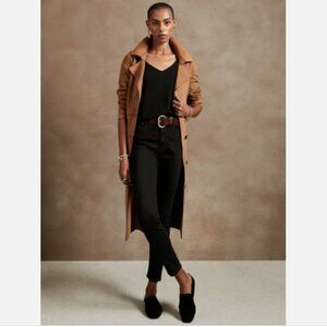 Banana Republic High-Rise Skinny Jeans No Fade Black Size 26/2 PETITE RT$109 NEW